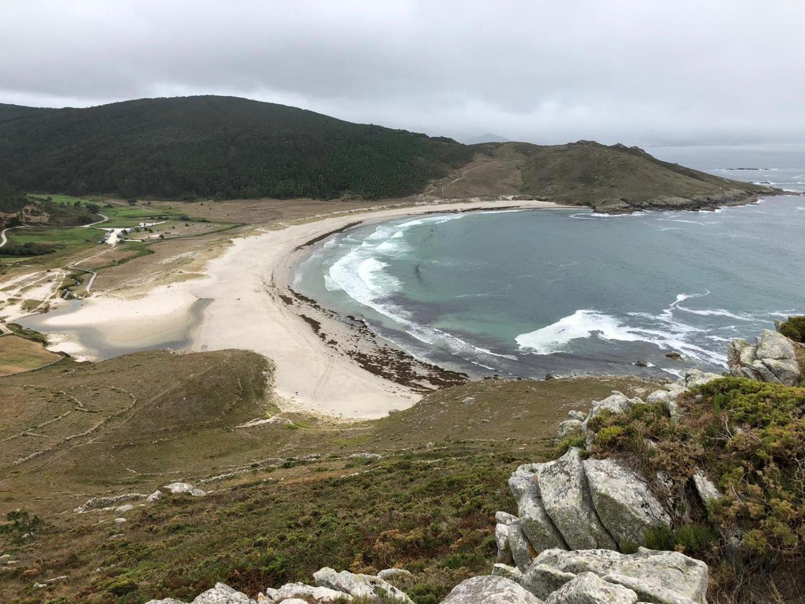 Casa A Pracina, Playa De Soesto Villa Laxe Eksteriør bilde