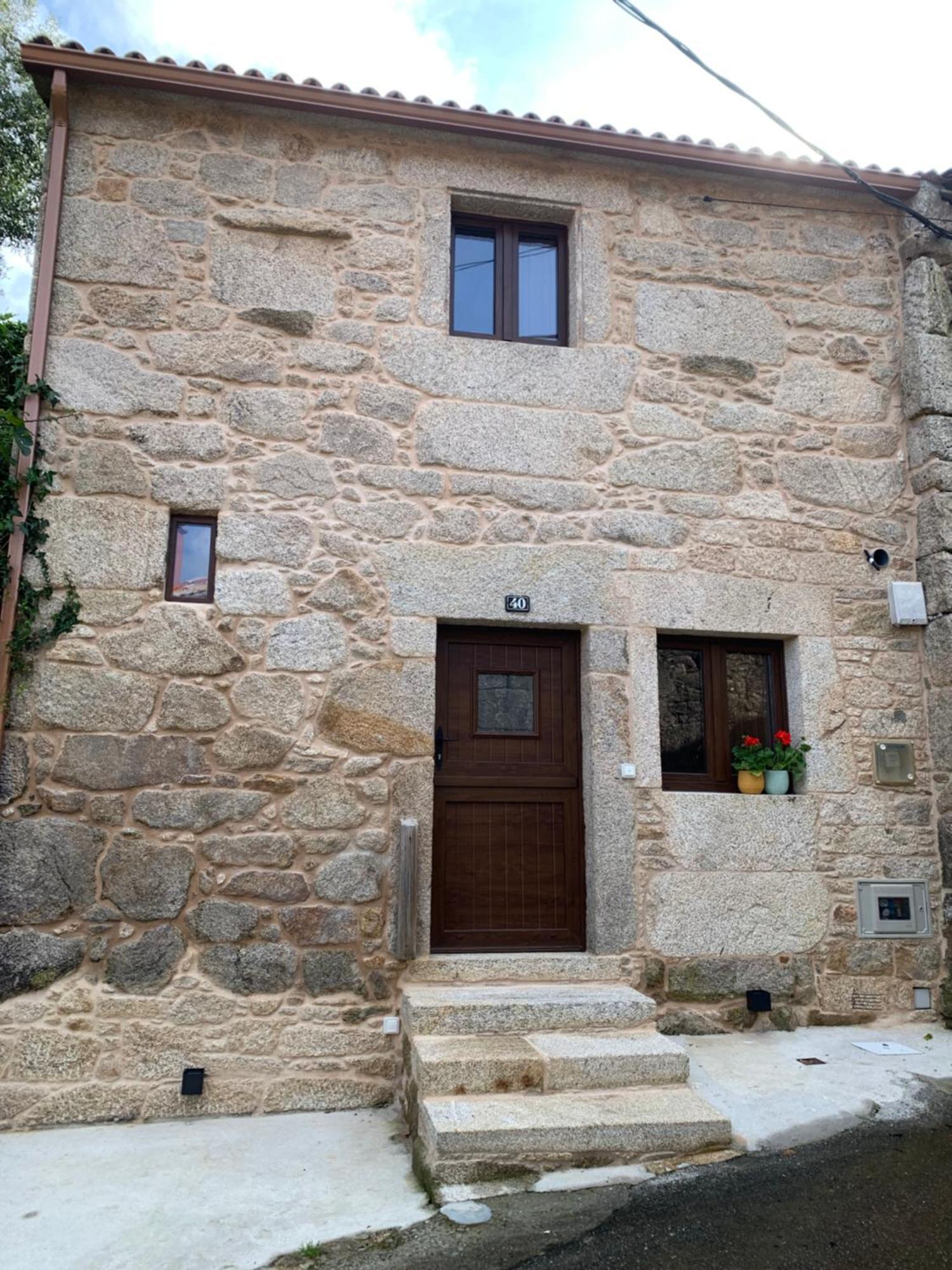 Casa A Pracina, Playa De Soesto Villa Laxe Eksteriør bilde